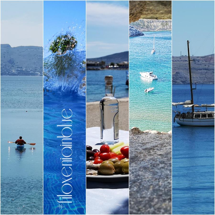 Relax Seaside House By Living In Blue Villa CCharaki Buitenkant foto